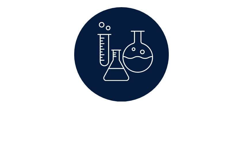 Laboratory safety icon graphic